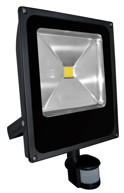 PIR LED reflektor s pohybovým senzorem 50 W, IP 66