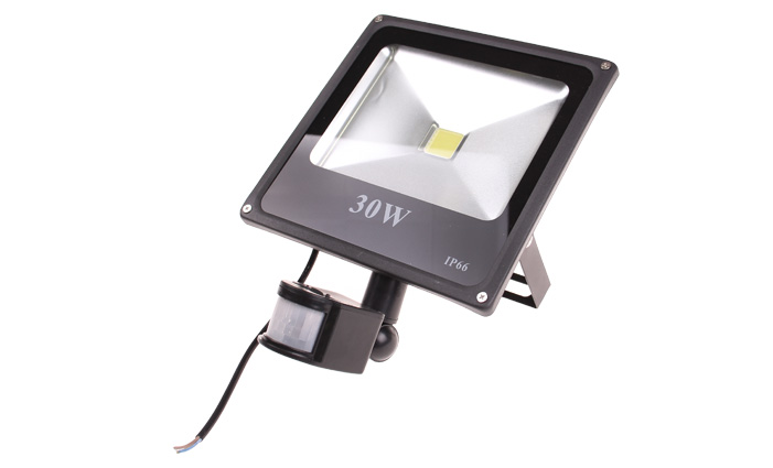 PIR LED reflektor s pohybovým senzorem 30 W, IP 66