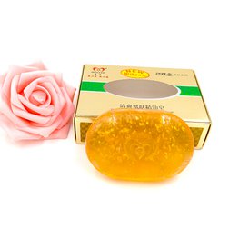 Luxusní Korejské zlaté mýdlo s 24 karátovým zlatem